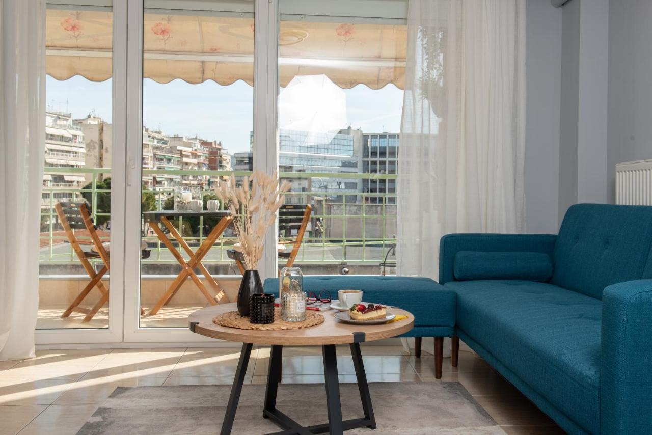 "Orpheus' Apartment" View And Parking Near The Center Tesalonika Bagian luar foto