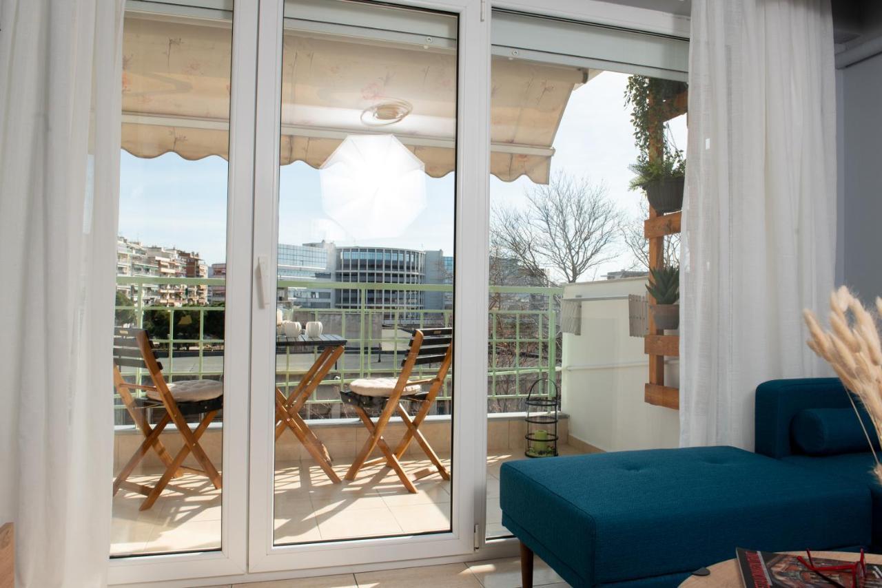"Orpheus' Apartment" View And Parking Near The Center Tesalonika Bagian luar foto